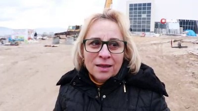 insaat alani -  Dev Köroğlu heykeli yerine konuldu Videosu