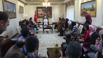 yabanci ogrenci - Diyanet İşleri Başkanı Erbaş, göçmen öğrencileri kabul etti - ANKARA Videosu