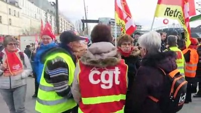 emekli vatandas -  - Fransa’da Emeklilerden Protesto Videosu