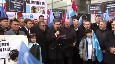 iskenceler -  BM önünde Çin zulmü protesto edildi  Videosu