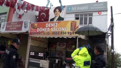 silahli saldiri -  İYİ Parti Sarıçam İlçe Başkanlığı binasına silahlı saldırı  Videosu