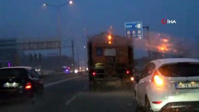 kar uyarisi -  Kar İstanbul’un kapısına dayandı  Videosu
