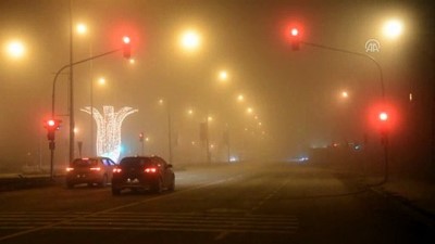 Ağrı'da yoğun sis - AĞRI 