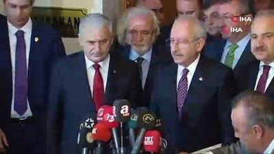  Binali Yıldırım, Kemal Kılıçdaroğlu görüşmesi arşiv görüntüleri 