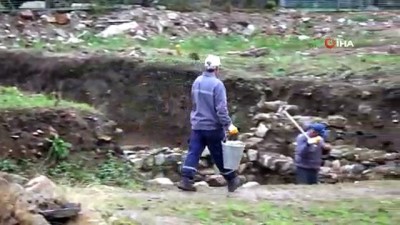  Bursa’da Mitridat başlı mozaik gün yüzüne çıkarılıyor 