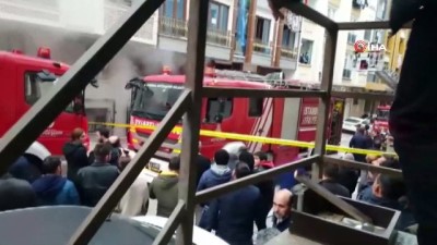  - Esenyurt’ta 5 katlı binada korkutan yangın