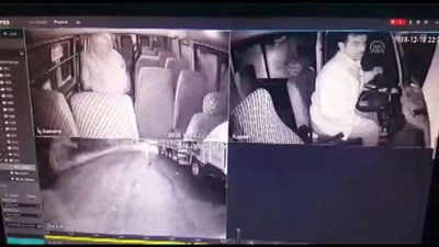 yolcu tasimaciligi - Otobüs şoförünü gasp girişimi güvenlik kamerasında - AYDIN  Videosu