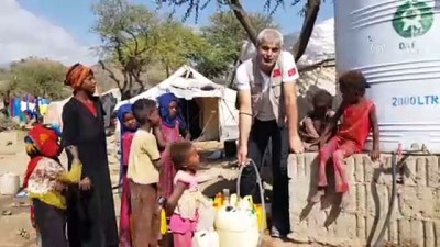insani kriz - Sadakataşı Derneği'nden Yemen'e yardım - TAİZ  Videosu