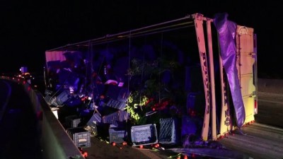 is makinesi - Sebze yüklü kamyon devrildi: 3 yaralı - MUĞLA  Videosu