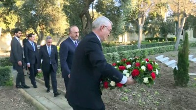 sehitlikler - Dışişleri Bakanı Çavuşoğlu, Türk Şehitliği’ni ziyaret etti - VALETTA Videosu