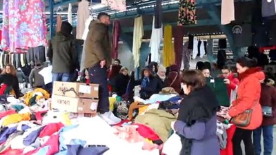 eziler - Yunan ve Bulgar turistler Noel alışverişini Edirne'de yapıyor  Videosu