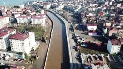 sicak asfalt -  Ünye’de Tabakhane Deresi ıslah ediliyor  Videosu