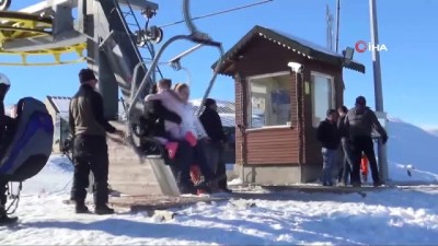  Davraz’da kayak sezonu açıldı 