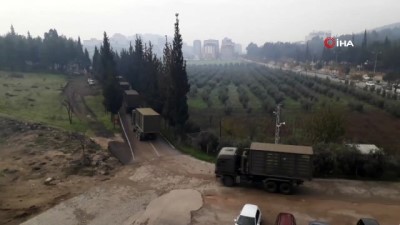 askeri arac -  Hatay’a mühimmat sevkiyatı devam ediyor Videosu