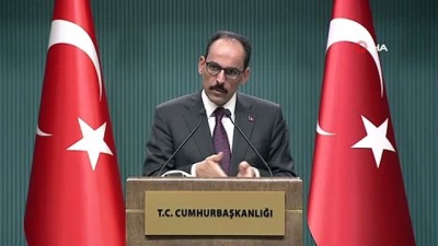  İbrahim Kalın: 'Trump, 2019 yılı içerisinde Türkiye'ye bir ziyaret yapacağını ifade etti'