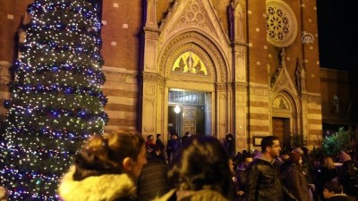 İstanbul'da Noel kutlaması - Saint Antuan Kilisesi'nde ayin düzenlendi - İSTANBUL
