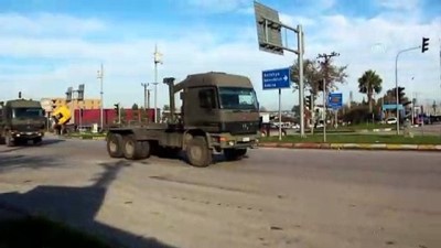 askeri arac - Suriye sınırına askeri sevkiyat - KIRIKHAN Videosu