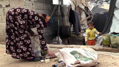 yardim cagrisi - Isınabilmek için çocuklarının elbiselerini yakıyorlar (2) - İDLİB  Videosu