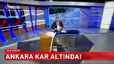 beyaz haber - Ankara kar altında! Videosu