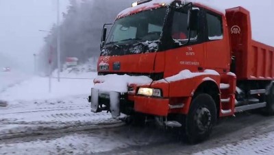 hatali sollama - Bolu Dağı'nda kar yağışı - BOLU  Videosu
