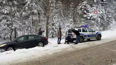 kar yagisi -  Domaniç’te kar kalınlığı 40 santimetreye ulaştı Videosu