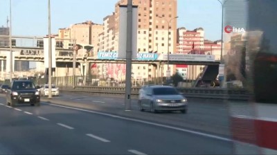 kar yagisi -  Dört mevsim İstanbul...Anadolu yakasında kar, Beylikdüzü'nde güneş  Videosu