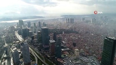 kar yagisi -  İstanbul’da eşsiz kar manzarası havadan görüntülendi  Videosu