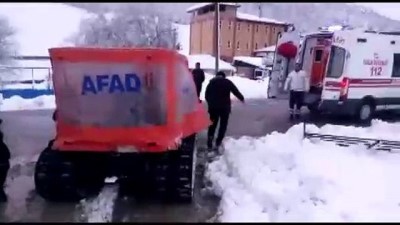 soguk alginligi - Köydeki hastaya 6 saatte ulaşıldı - TOKAT Videosu