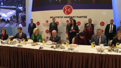 sohbet toplantisi - MHP Genel Başkanı Bahçeli, basın kuruluşlarının Ankara temsilcileriyle bir araya geldi - ANKARA  Videosu