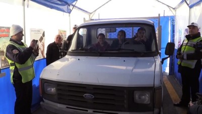 kural ihlali - Aydın'da Hatalı Sürücülere Yaşam Tüneli ile Eğitim Videosu