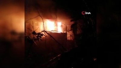 isaf -  Belediye başkanının evi alev alev yandı  Videosu