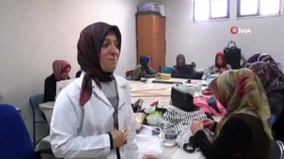 siyer -  İhtiyaç sahibi çocuklar için eşofman dikiliyorlar  Videosu