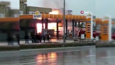 petrol -  Petrol istasyonundaki çıkan yangın söndürüldü Videosu