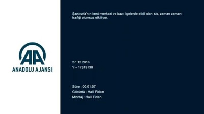 Şanlıurfa'da kar yağışı 