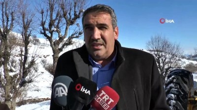 meclis baskani -  Adıyaman’da karla kaplı yollar açılıyor  Videosu