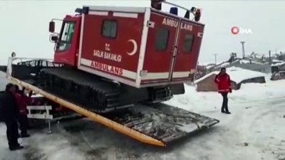 kar yagisi -  Bingöl'de 3,5 saatlik nefes kesen kurtarma operasyonu...Biri bebek 2 hasta paletli ambulanslarla kurtarıldı  Videosu