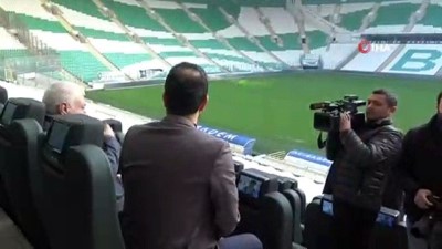 allah - Bursaspor’un en konforlu tribünü tanıtıldı  Videosu