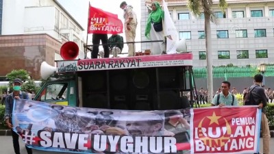 Endonezya'da Çin karşıtı protesto - CAKARTA 