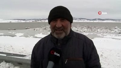 turna baligi -  Ladik Gölü'nden kar manzaraları havadan görüntülendi  Videosu