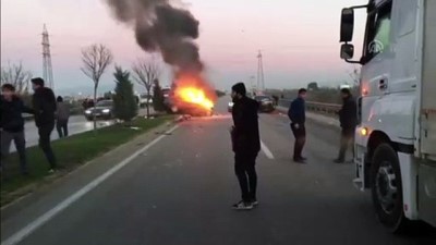 Manisa'da trafik kazası: 1 ölü