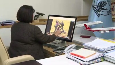 AA'nın 'Yılın Fotoğrafları' oylaması - DHMİ Genel Müdürü Funda Ocak - ANKARA 