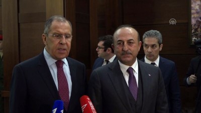 Çavuşoğlu - Lavrov ortak basın toplantısı (2) - MOSKOVA 
