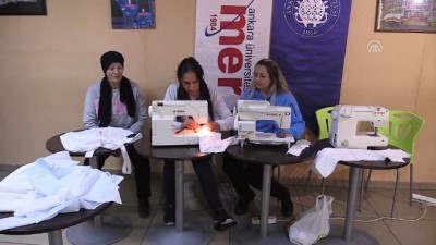 naylon poset - Çocukları İngilizce öğrenirken anneleri bez torba dikiyor - BURSA  Videosu