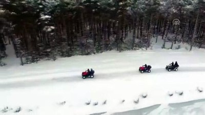 kar yagisi - Düzce'nin yaylalarında yeşil ve beyazın ahengi Videosu