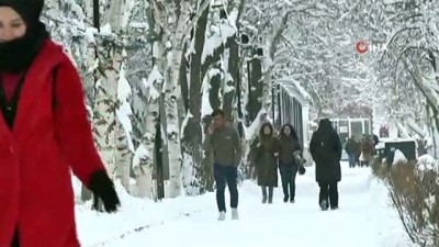 kar yagisi -  Erzurum'da kar yağışı, buzlanma ve tipi etkili oluyor  Videosu