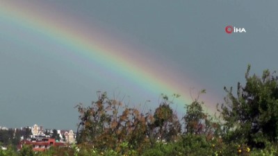 gokkusagi -  Antalya'da beliren gökkuşağı hayran bıraktı  Videosu