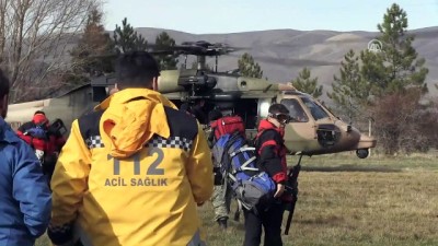askeri helikopter - Demirkazık'ta kayıp dağcıyı kurtarma çalışmaları (3) - NİĞDE  Videosu