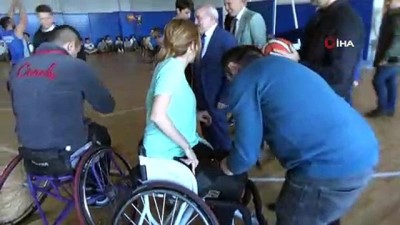 engelli vatandas - Engelliler Günü’ne basketbol maçı ile dikkat çektiler Videosu