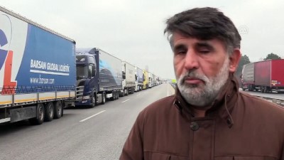 trafik cezasi - Kapıkule'de kuyruk hafta başına sarktı - EDİRNE  Videosu