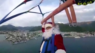 masal kitabi - 'Noel Baba' parasailing yaptı - MUĞLA  Videosu
